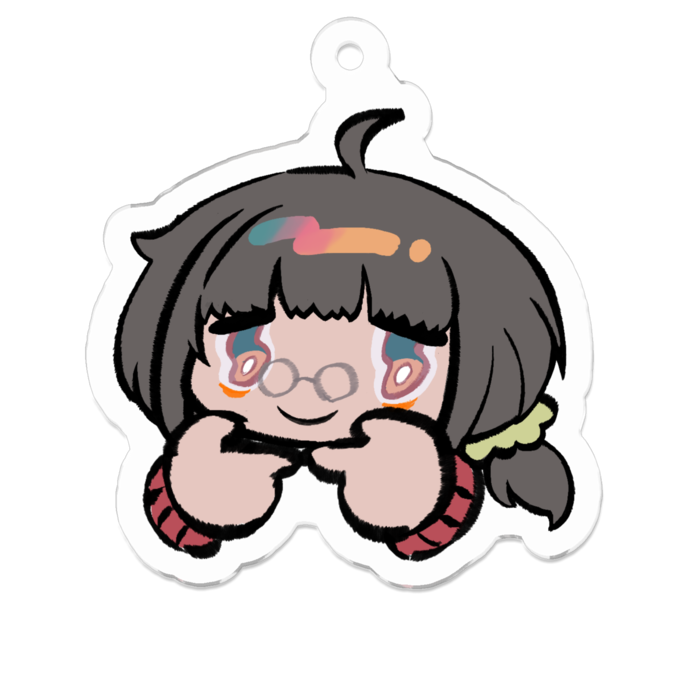 アクリルキーホルダー - 50 x 50 (mm)