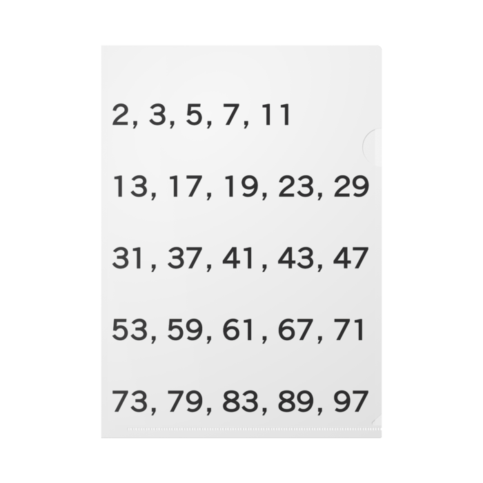 クリアファイル - A4