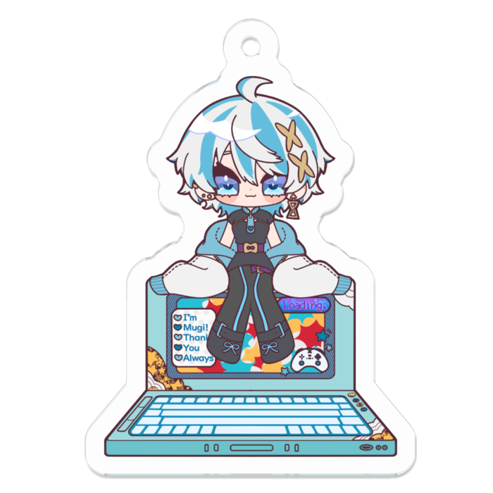 アクリルキーホルダー - 50 x 50 (mm)