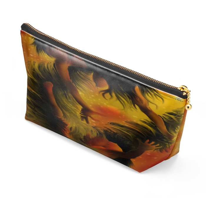 ポーチ - 長さ21.5cm / 高さ10cm - ブラック