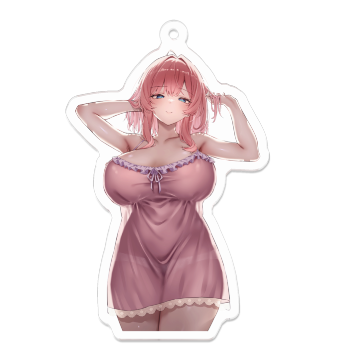 アクリルキーホルダー - 70 x 70 (mm)