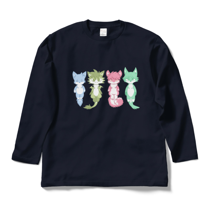 ロングスリーブTシャツ - L - ネイビー