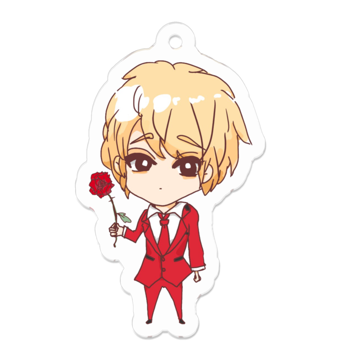 アクリルキーホルダー - 50 x 50 (mm)