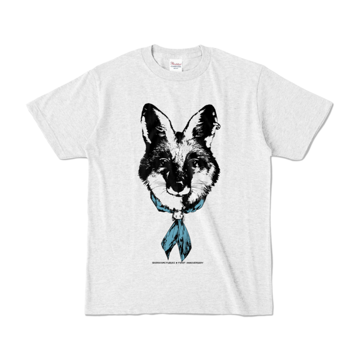 カラーTシャツ(淡色) - S - 正面 - アッシュ