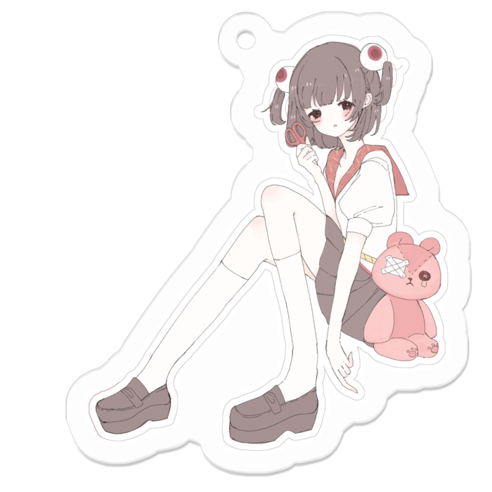 アクリルキーホルダー - 50 x 50 (mm)