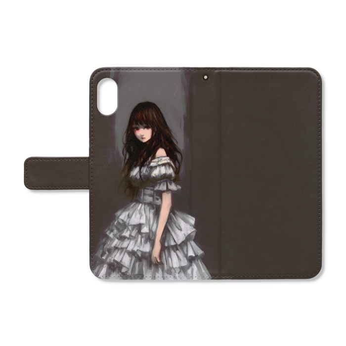 手帳型iPhoneケース - iPhone XSMax - ストラップ穴 あり