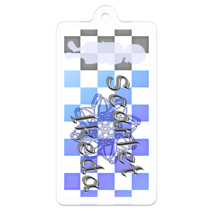 アクリルキーホルダー - 50 x 50 (mm)