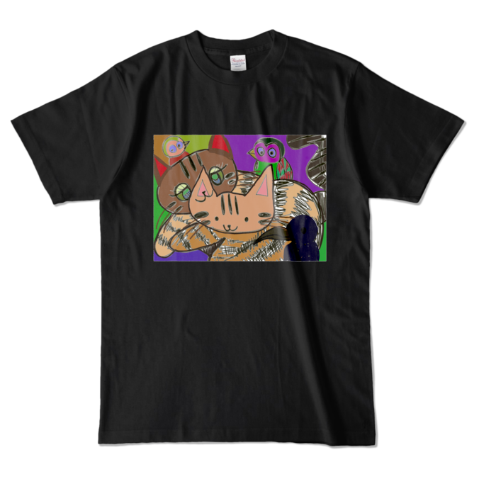 カラーTシャツ - L - ブラック (濃色)