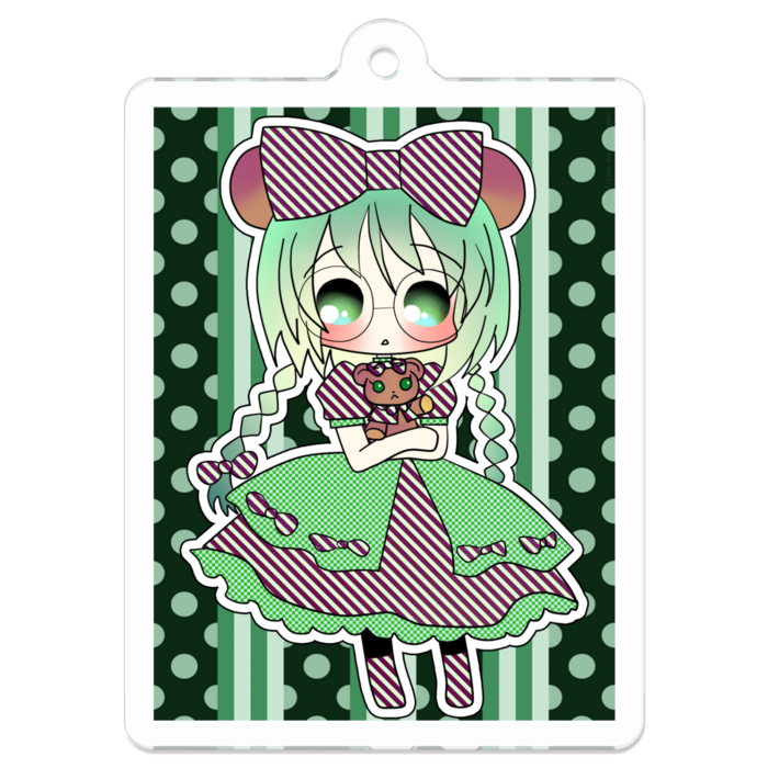 アクリルキーホルダー - 50 x 50 (mm)