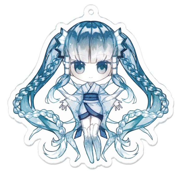 アクリルキーホルダー（コーティング） - 70 x 70 (mm)