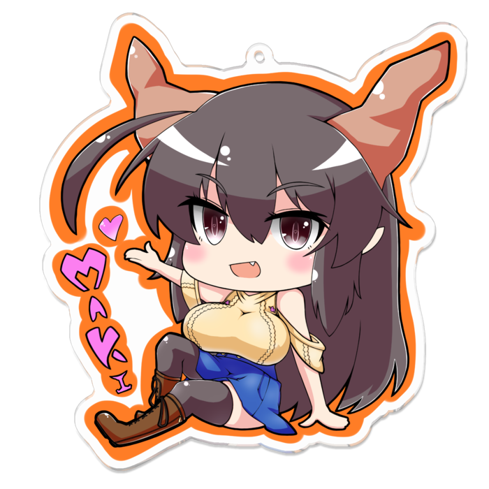 アクリルキーホルダー - 100 x 100 (mm)