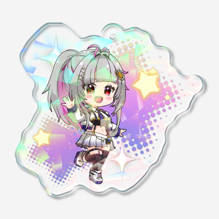ホログラムアクリルキーホルダー🌟Sサイズ(50 × 50mm)