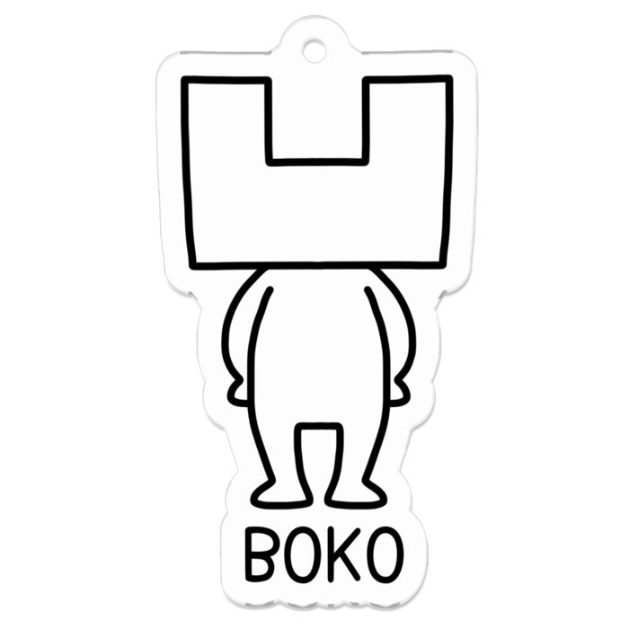 アクリルキーホルダー - 50 x 50 (mm)