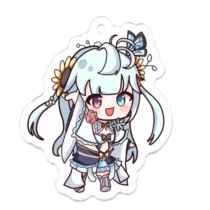 アクリルキーホルダー - 50 x 50 (mm)