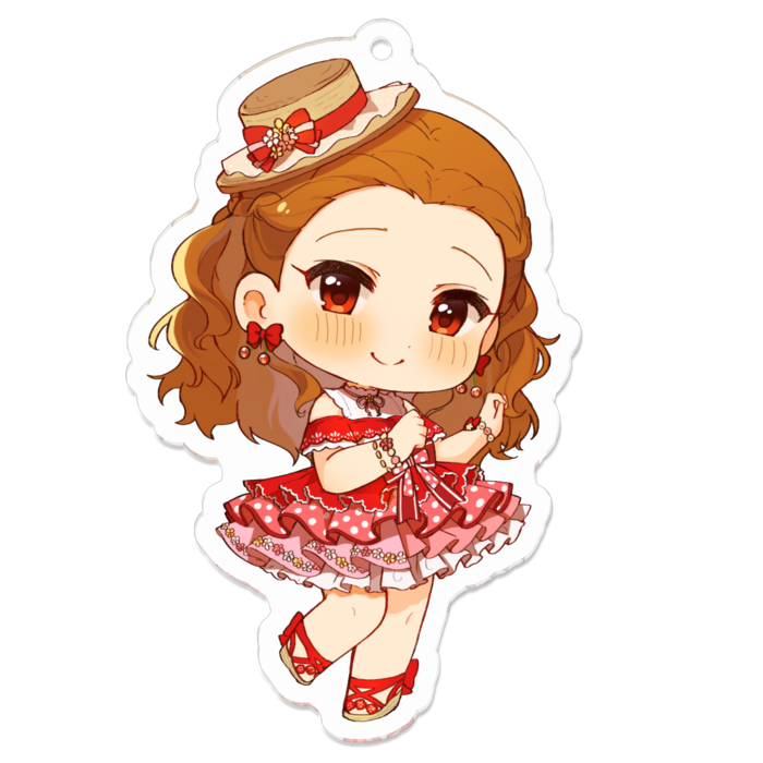アクリルキーホルダー - 70 x 70 (mm)