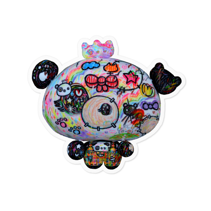 ステッカー - 100 x 100 (mm)