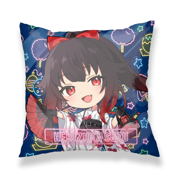 【V大祭】蛇塚朱々 クッションカバー - 450x450(mm)