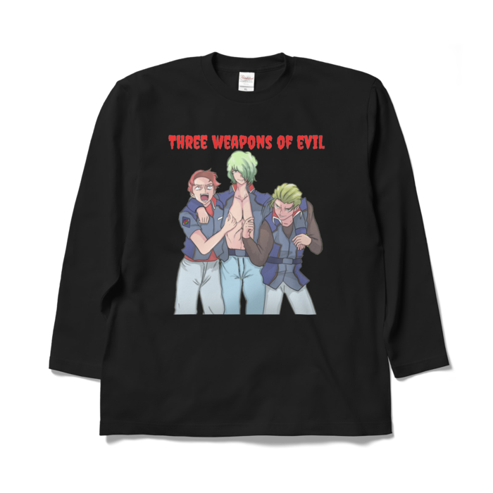 ロングスリーブTシャツ - XL - ブラック