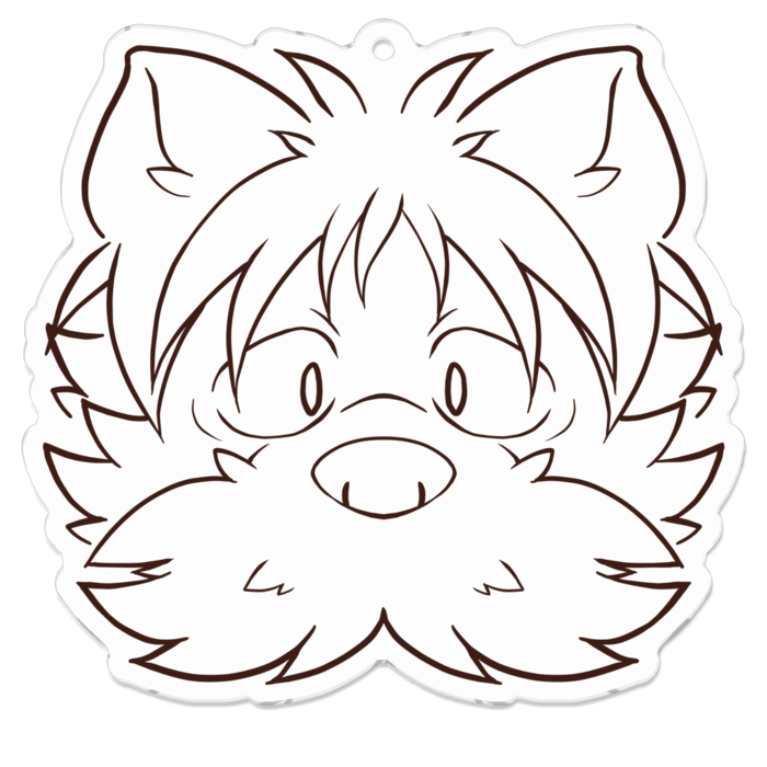 アクリルキーホルダー - 70 x 70 (mm)