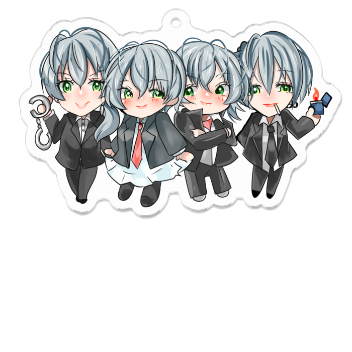 アクリルキーホルダー - 70 x 70 (mm)