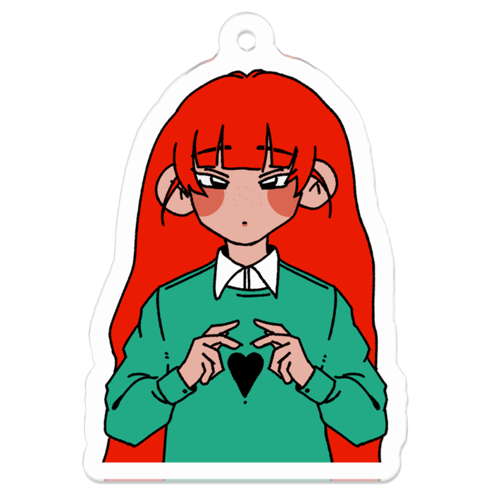 アクリルキーホルダー - 50 x 50 (mm)