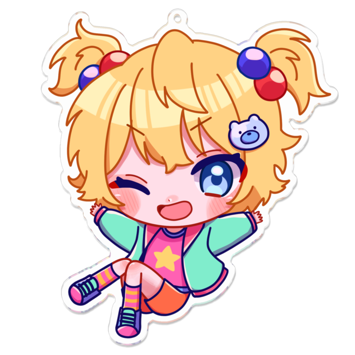 アクリルキーホルダー - 100 x 100 (mm)