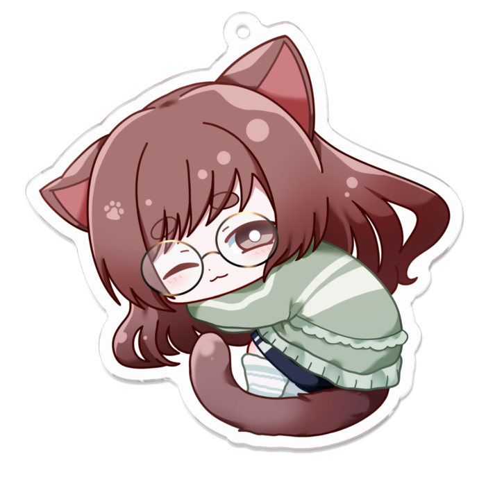 アクリルキーホルダー - 70 x 70 (mm)