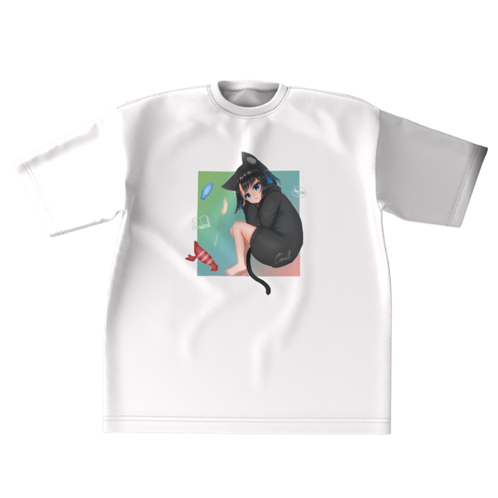 ビッグシルエットTシャツ - XL - WHITE