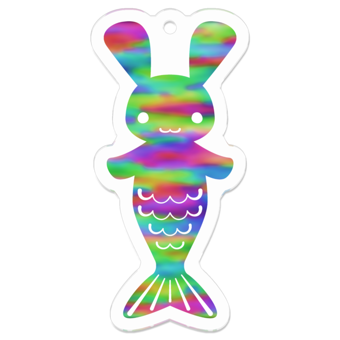 虹アクリルキーホルダー - 50 x 50 (mm)(1)