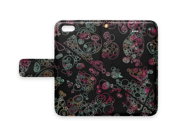 手帳型iPhoneケース - iPhone 5 / 5s / SE - ストラップ穴 あり