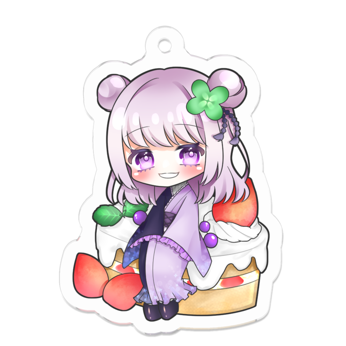 にっこりおすましver - 50 x 50 (mm)