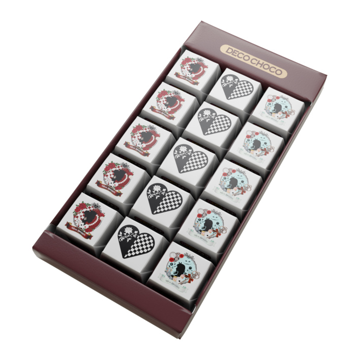 I：アリス・ハートの女王・ハート柄（15個）