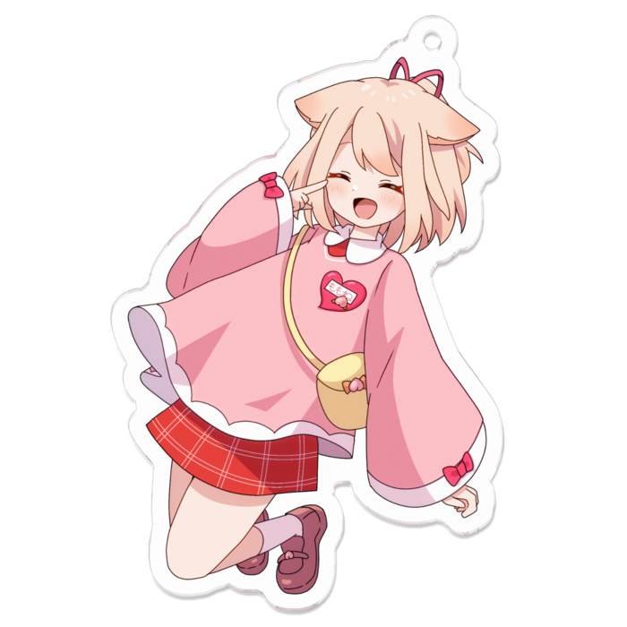 帽子なしにっこり - 70 x 70 (mm)