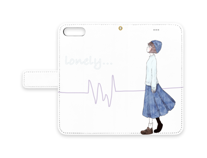 手帳型iPhoneケース - iPhone7 Plus - ストラップ穴 あり