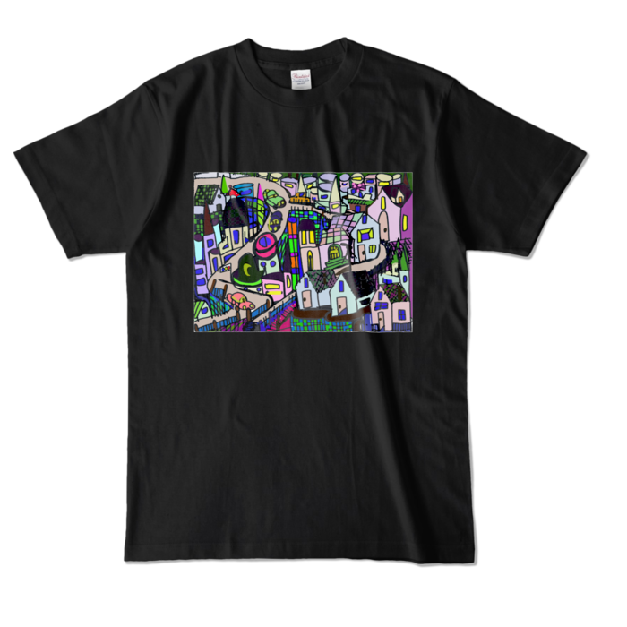 カラーTシャツ - L - ブラック (濃色)