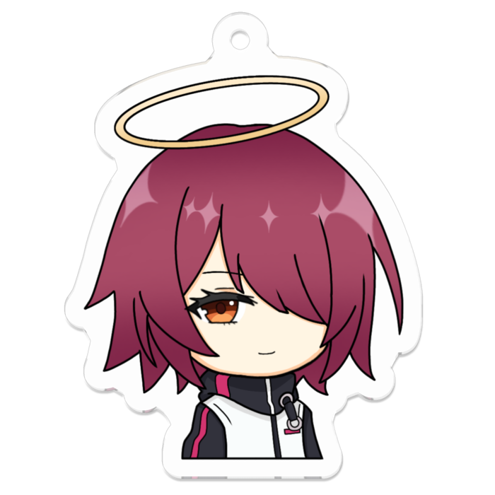 アクリルキーホルダー（コーティング） - 50 x 50 (mm)