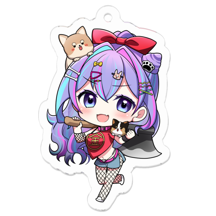 アクリルキーホルダー - 50 x 50 (mm)