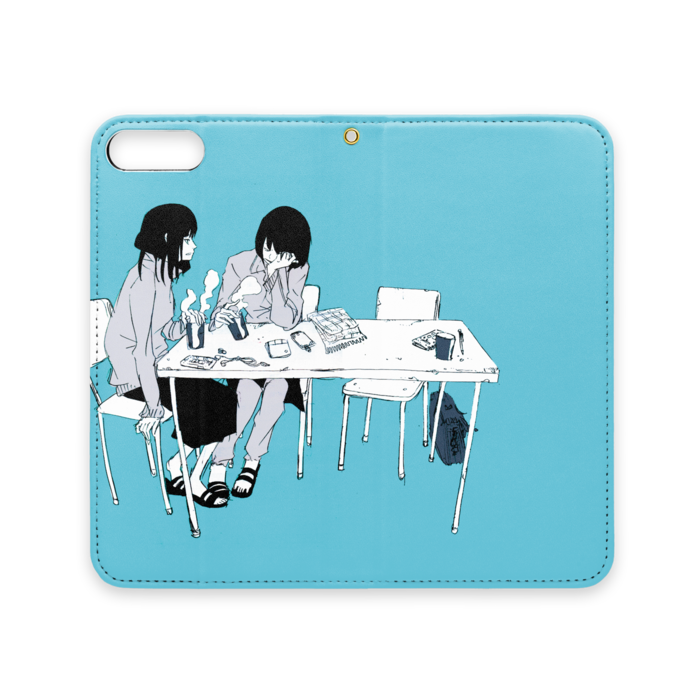 手帳型iPhoneケース(ベルトなし) - iPhone 8 Plus / 7 Plus - ストラップ穴 あり