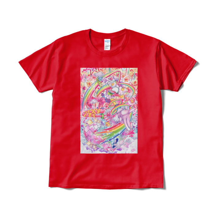 Tシャツ（短納期） - L - レッド