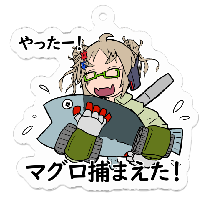 アクリルキーホルダー - 50 x 50 (mm)