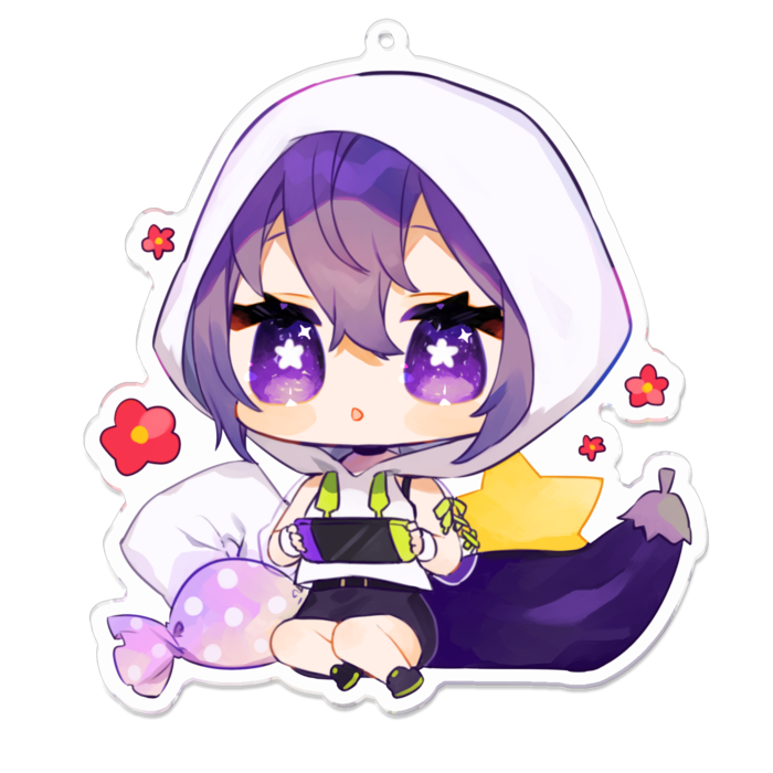 アクリルキーホルダー - 100 x 100 (mm)