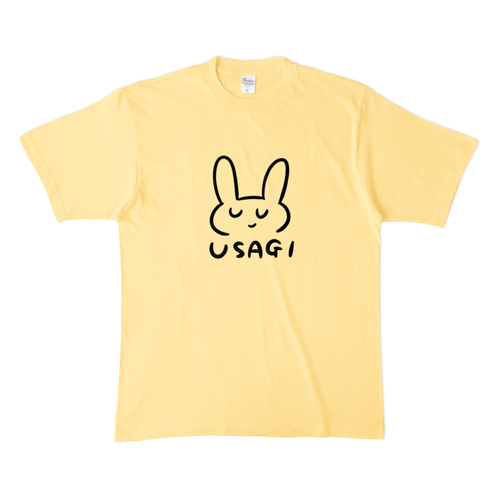 カラーTシャツ(淡色) - XL - ライトイエロー