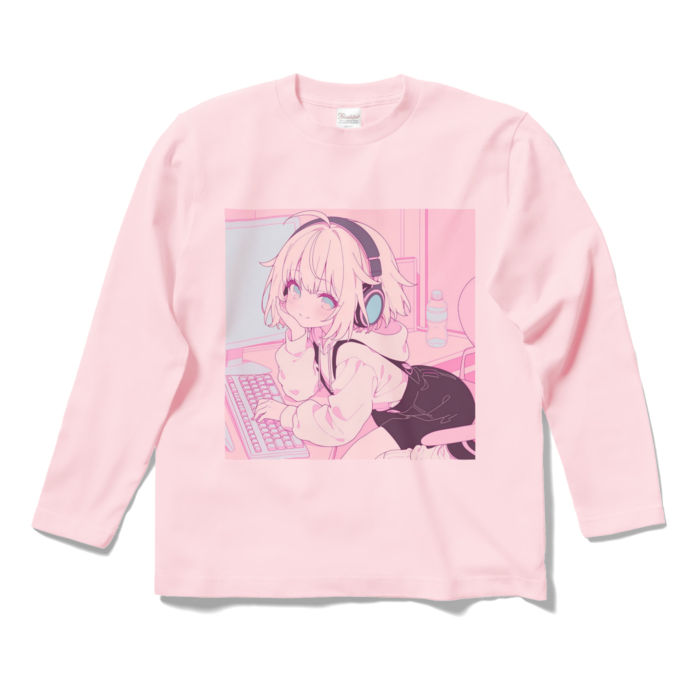 ロングスリーブTシャツ - S - ライトピンク