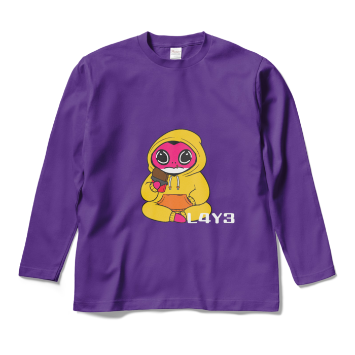 ロングスリーブTシャツ - M - パープル