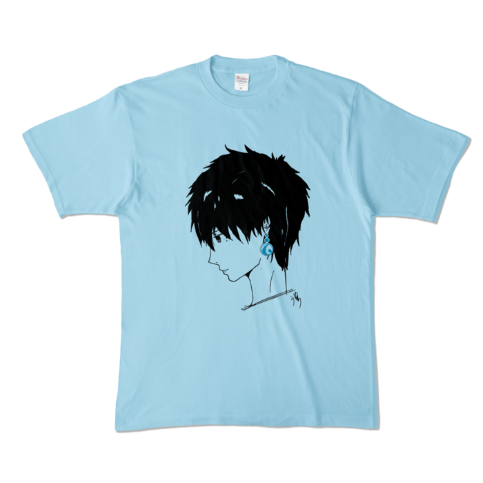 カラーTシャツ - XL - ライトブルー (淡色)