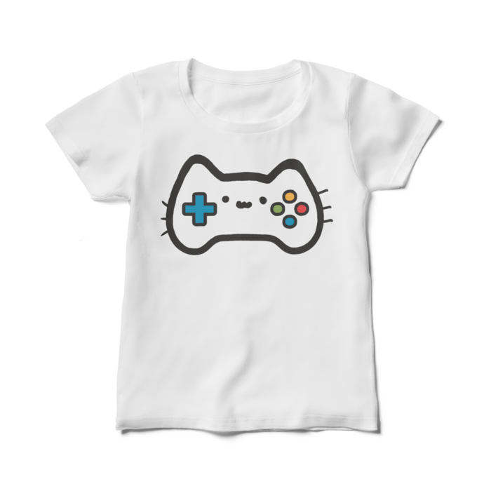 レディースTシャツ - M - 白猫