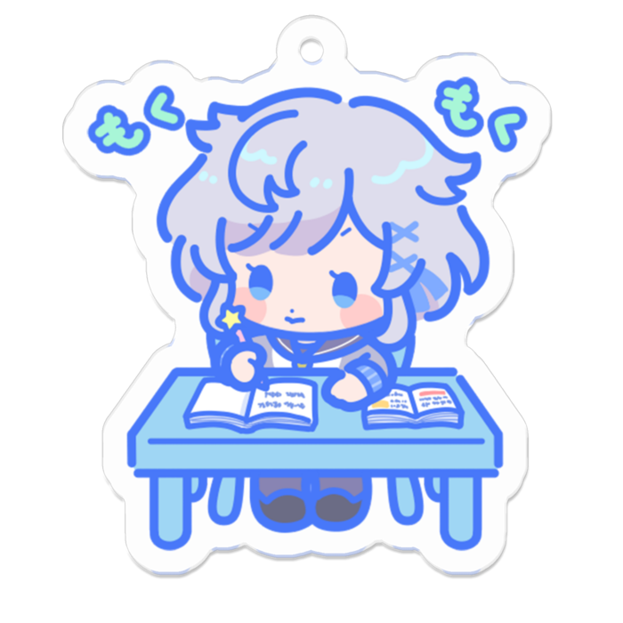 アクリルキーホルダー(コーティング) - 50 x 50 (mm)