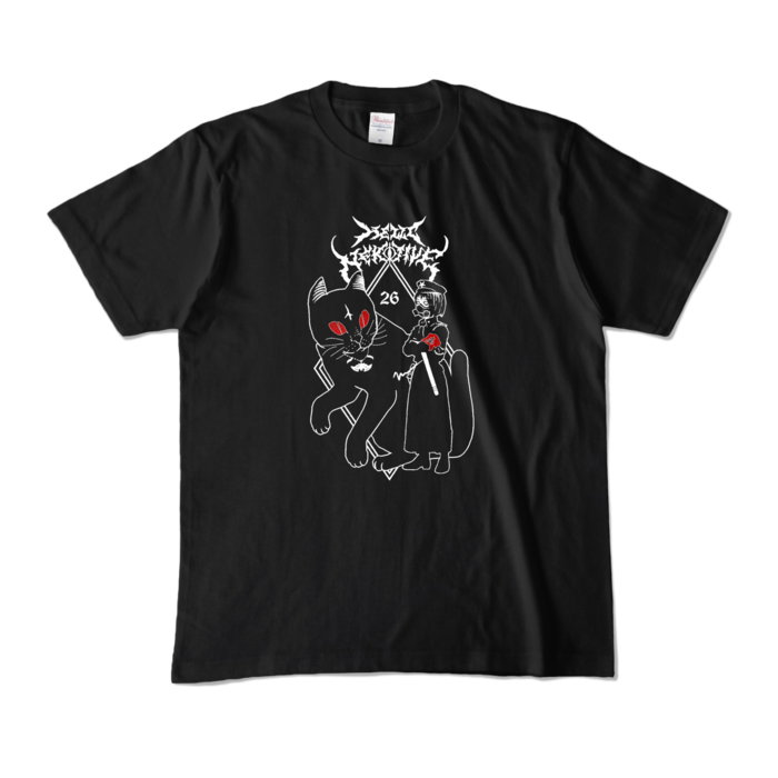 NGothic002Tシャツ - M - ブラック (濃色)