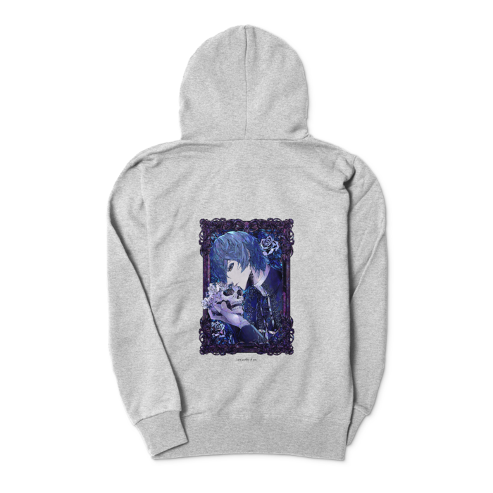 ジップパーカー - S - 杢グレー