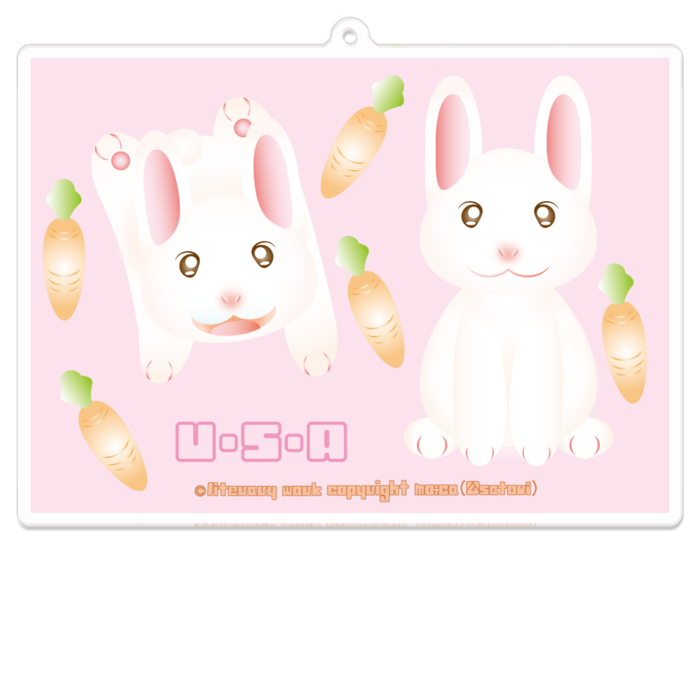 アクリルキーホルダー - 100 x 100 (mm)
